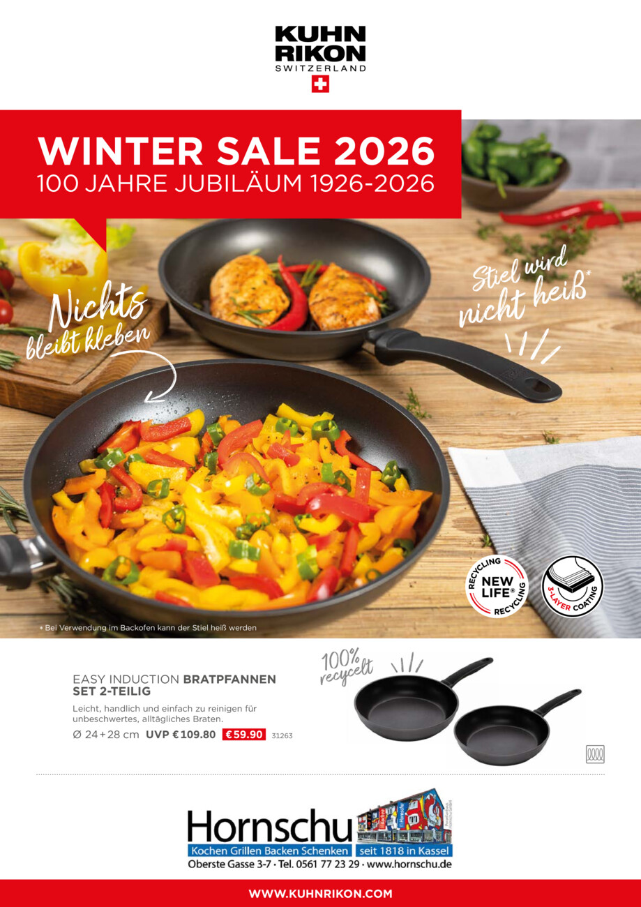 Hornschu vom Samstag, 14.03.2026