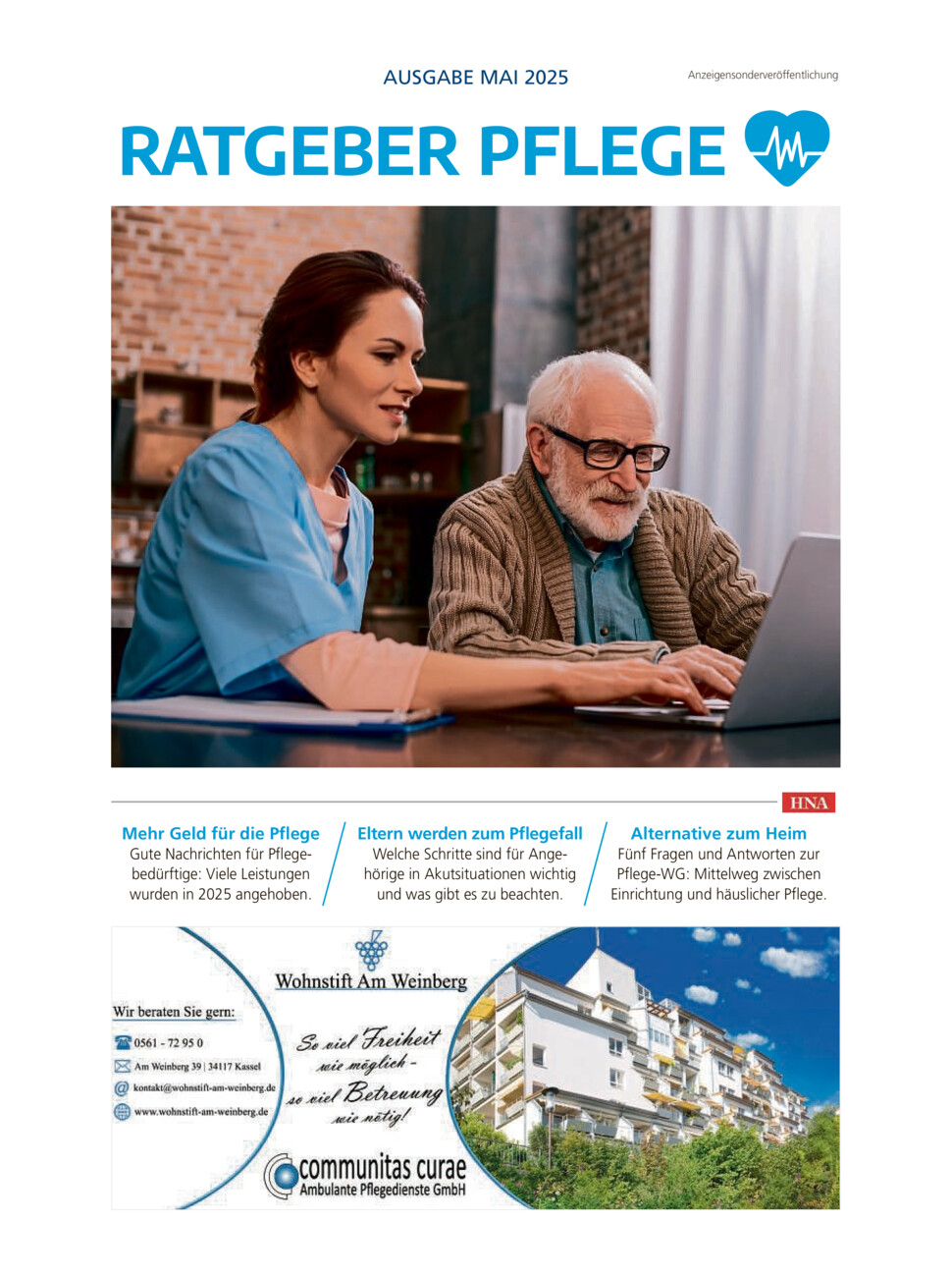 Ratgeber Pflege vom Freitag, 16.05.2025