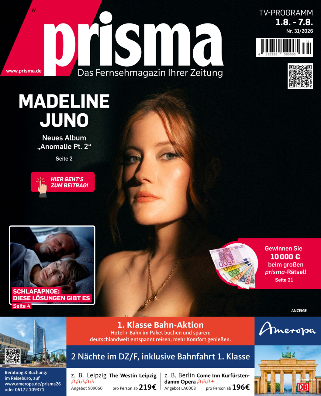 Prisma Nr. 31 vom Freitag, 31.07.2026