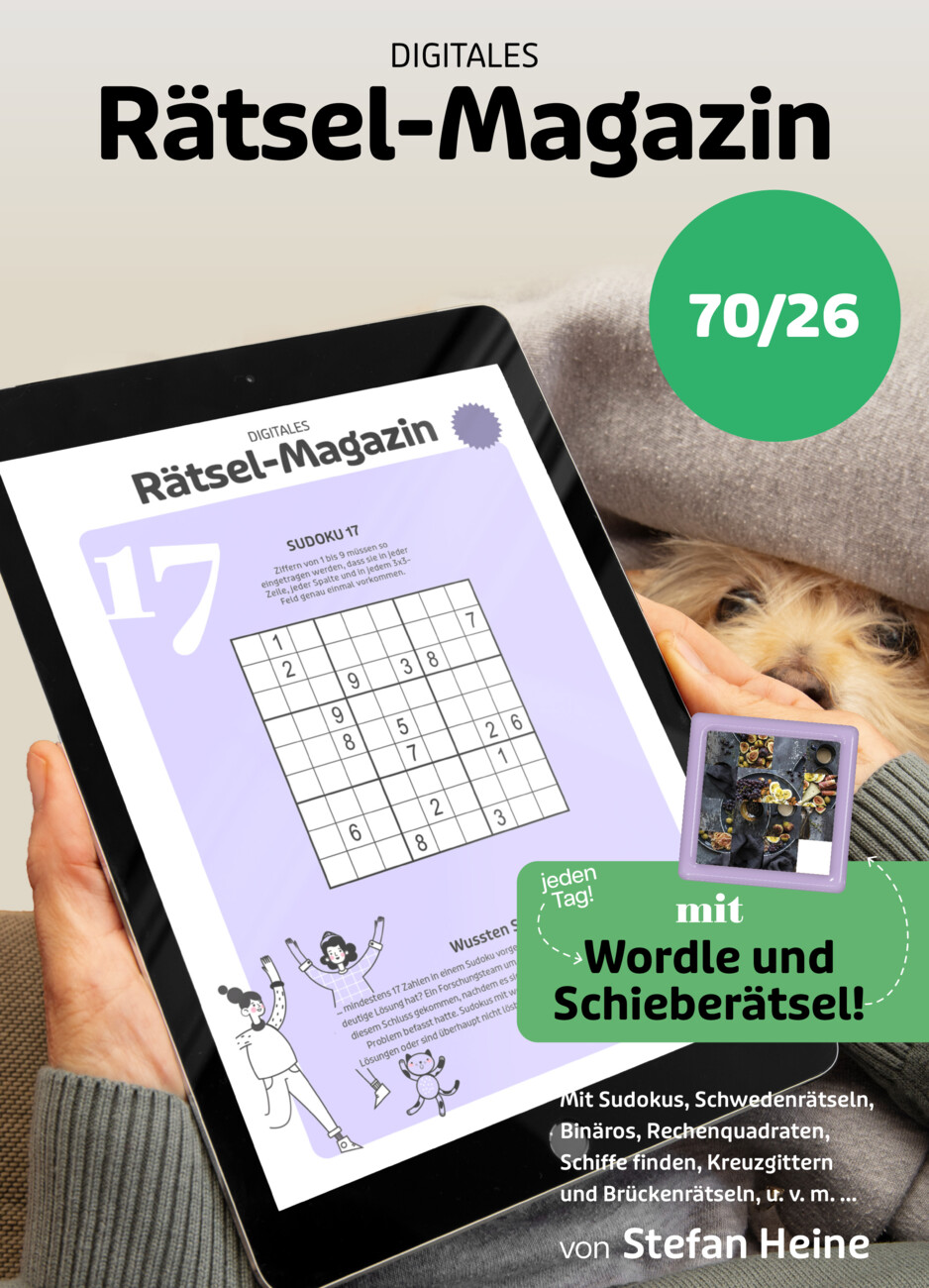 Rätsel-Magazin vom Mittwoch, 02.09.2026