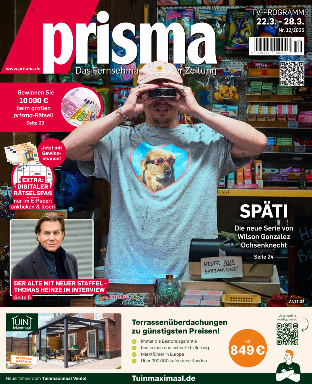 prisma Nr. 12 / 2025 vom Freitag, 21.03.2025