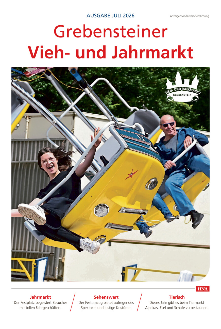 Grebensteiner Vieh- u. Jahrmarkt vom Mittwoch, 08.07.2026