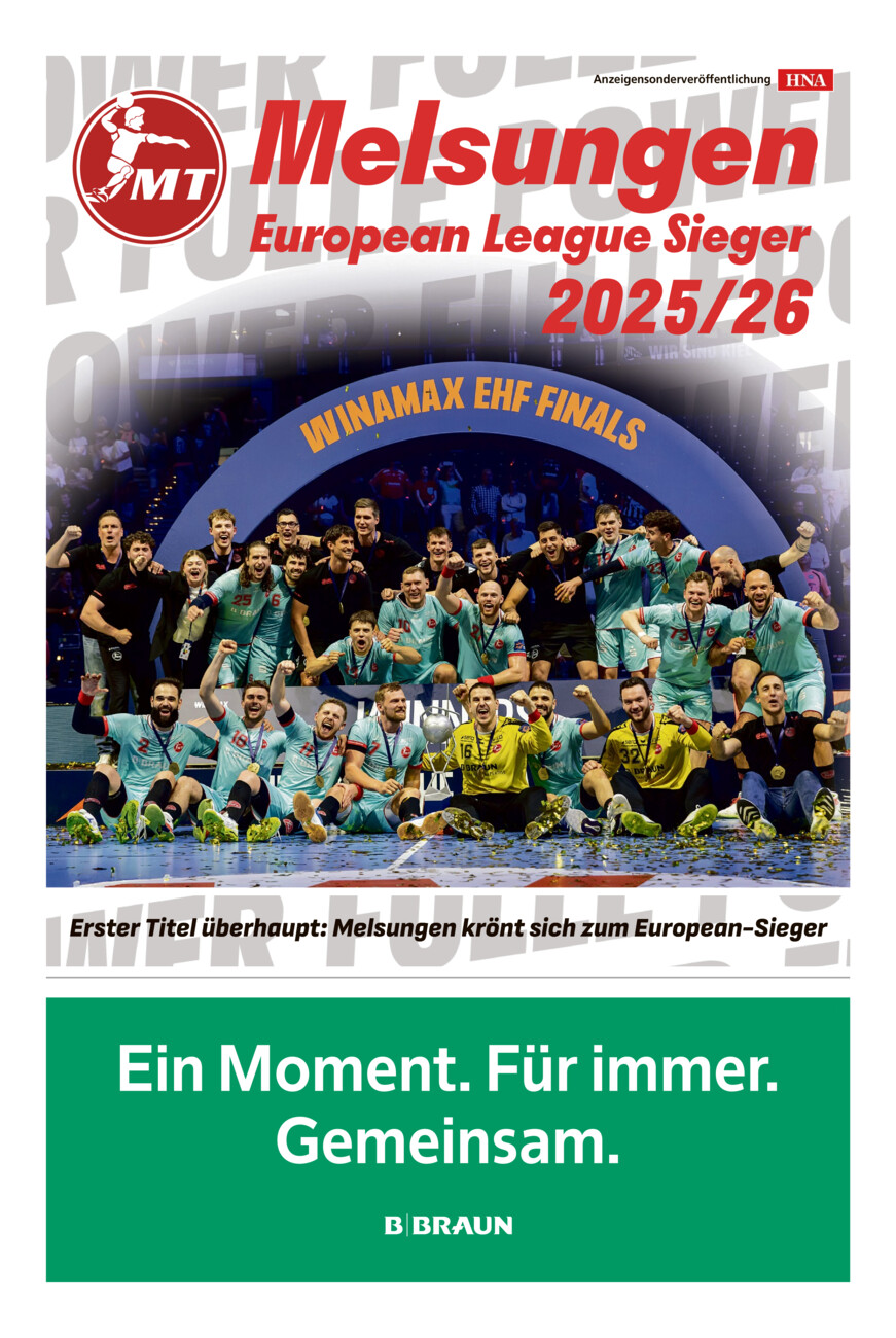 MT Melsungen - Sieger EHF European League vom Dienstag, 09.06.2026