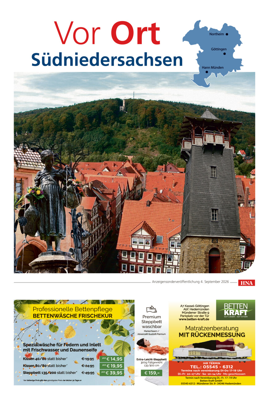 Vor Ort vom Freitag, 04.09.2026