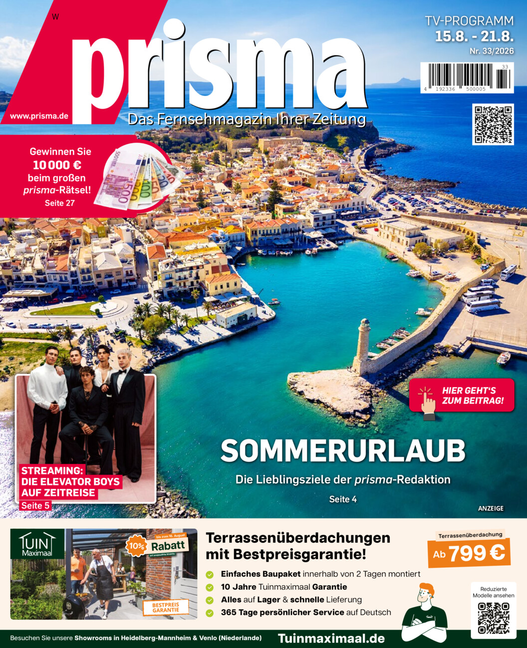 Prisma Nr. 33 vom Freitag, 14.08.2026