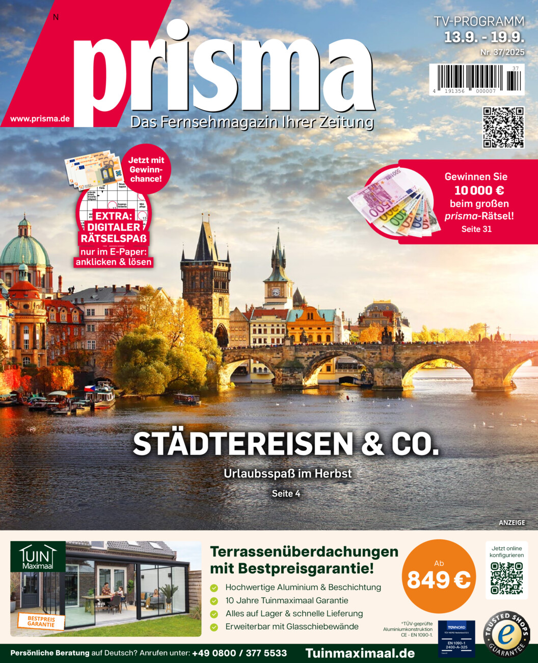 prisma Nr. 37 vom Freitag, 12.09.2025