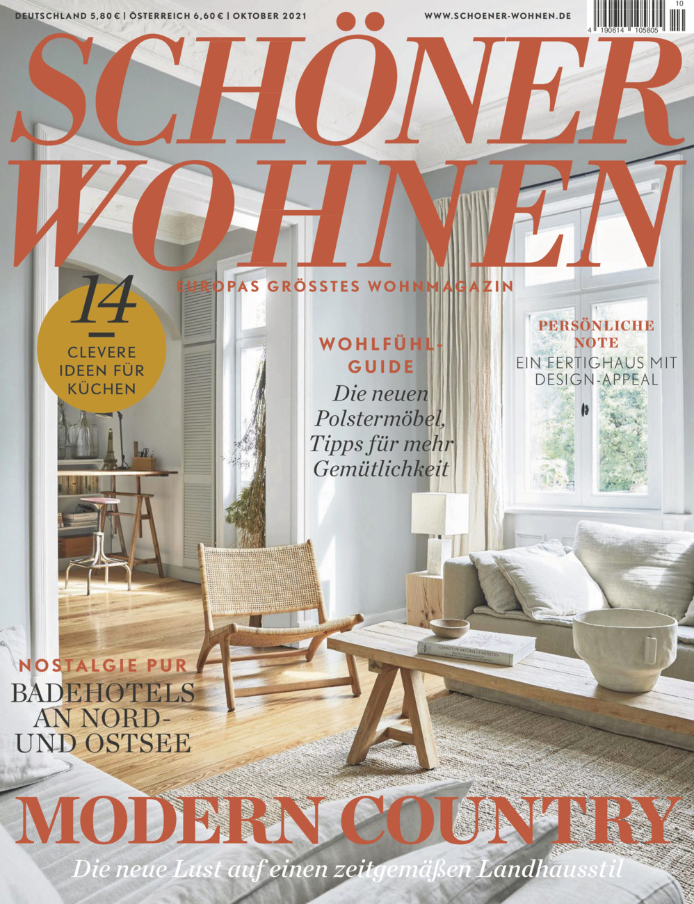Schöner Wohnen, Europas größtes Wohnmagazin vom Samstag, 25.09.2021
