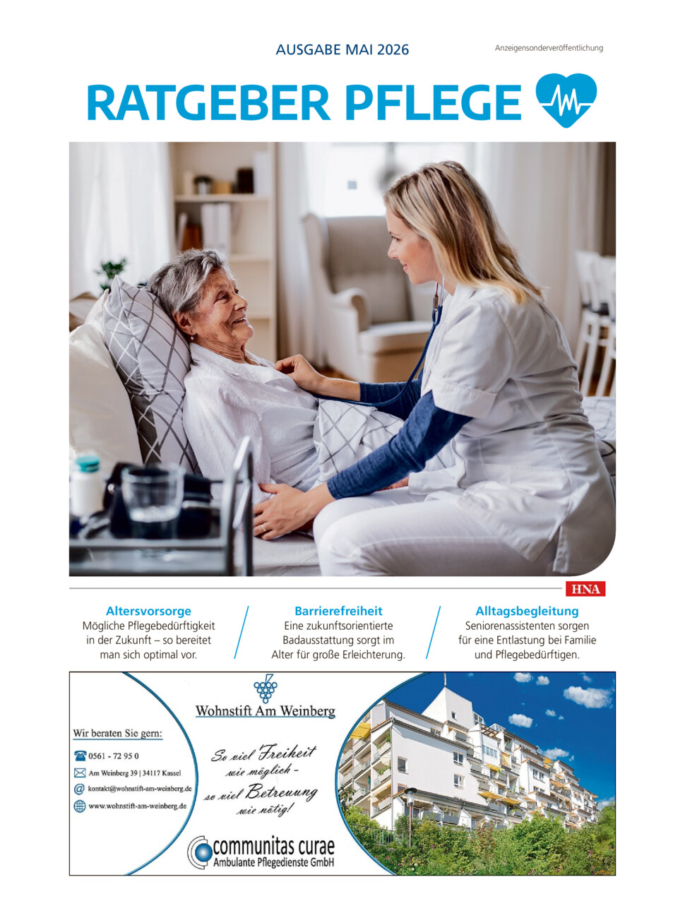 Ratgeber Pflege vom Freitag, 29.05.2026