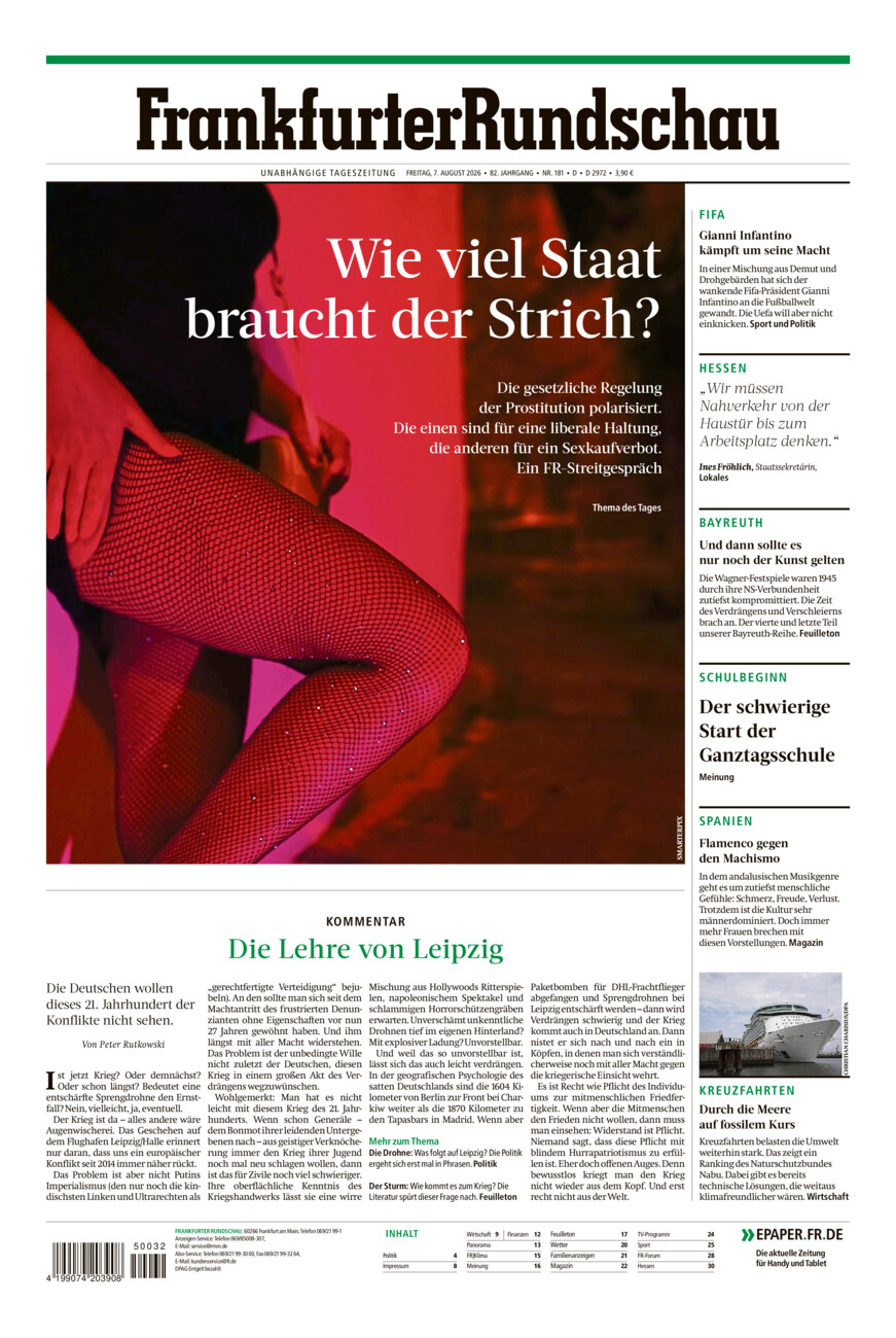 Frankfurter Rundschau vom Freitag, 07.08.2026