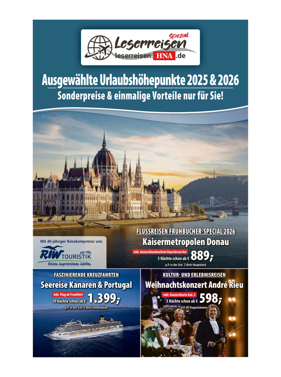 HNA Leserreisen vom Samstag, 14.06.2025