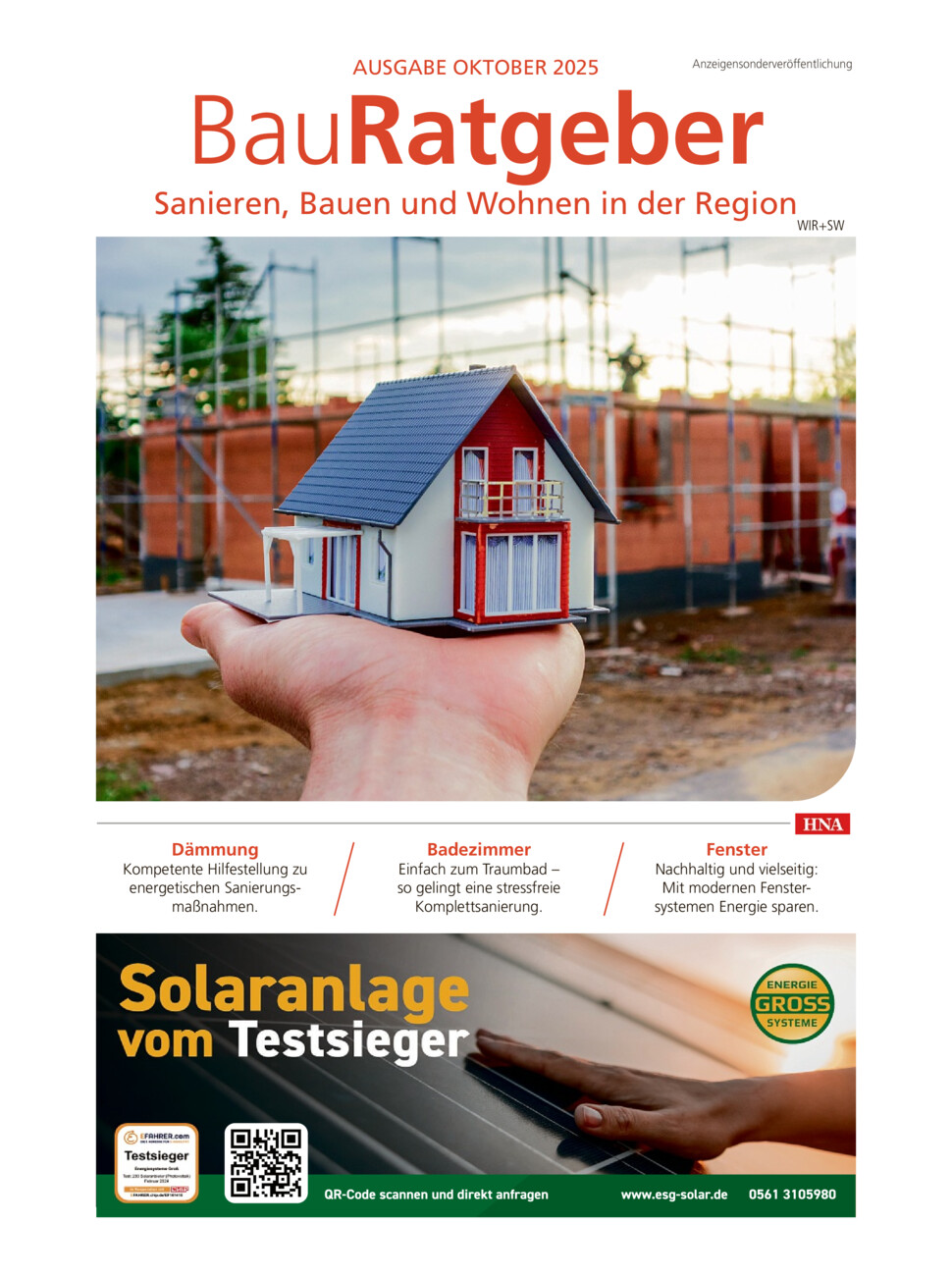 Bauratgeber vom Mittwoch, 22.10.2025