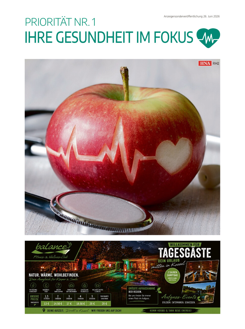 Gesundheit im Fokus vom Freitag, 26.06.2026