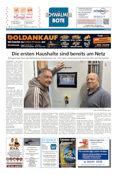 Schwälmer Bote vom 16.05.2026