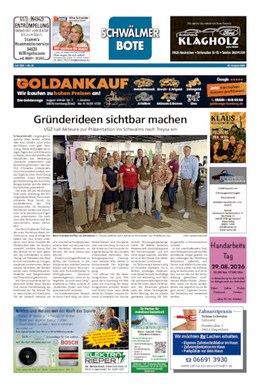 Schwälmer Bote vom 22.08.2026