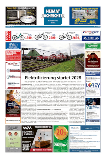 Heimatnachrichten Rotenburg/Bebra vom 13.06.2026