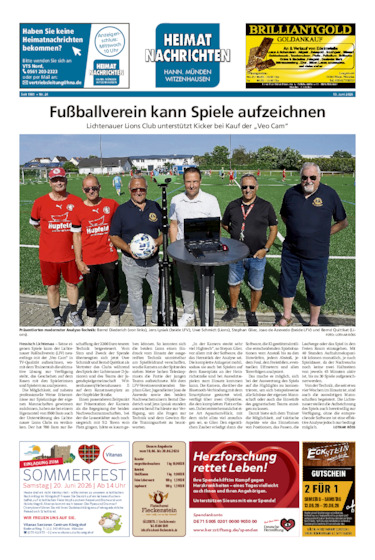 Heimatnachrichten Witzenhausen/Hann. Münden vom 13.06.2026