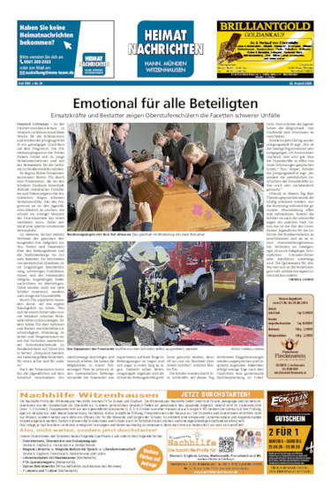 Heimatnachrichten Witzenhausen/Hann. Münden vom 22.08.2026