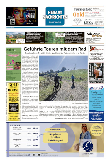 Heimatnachrichten Frankenberg vom 25.04.2026