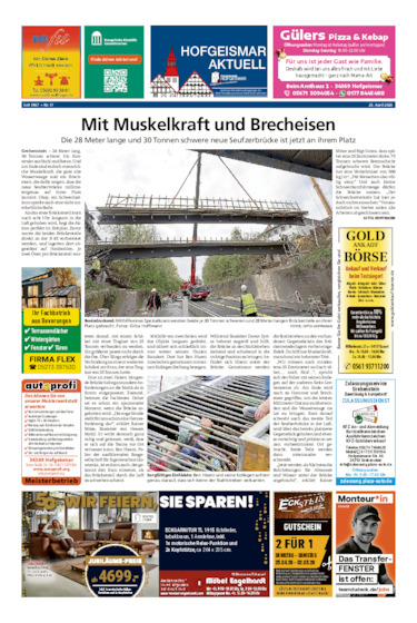 Hofgeismar Aktuell vom 25.04.2026