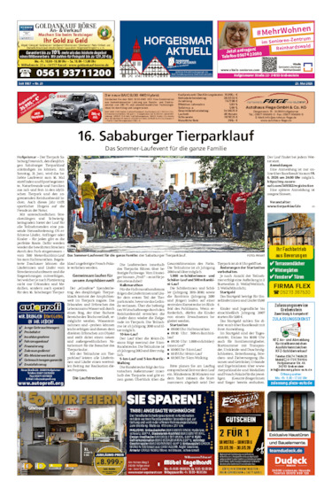 Hofgeismar Aktuell vom 23.05.2026