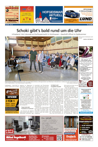 Hofgeismar Aktuell vom 13.06.2026