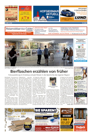 Hofgeismar Aktuell vom 11.07.2026