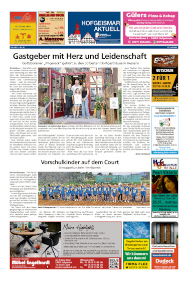 Hofgeismar Aktuell vom 25.07.2026