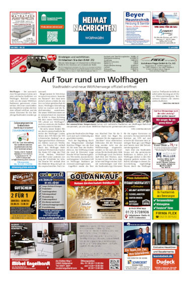 Heimatnachrichten Wolfhagen  vom 06.06.2026