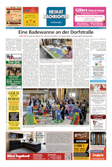 Heimatnachrichten Wolfhagen  vom 27.06.2026