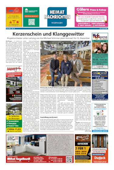 Heimatnachrichten Wolfhagen  vom 29.08.2026