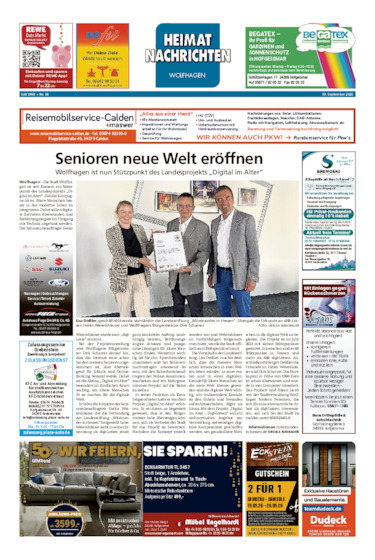 Heimatnachrichten Wolfhagen  vom 19.09.2026